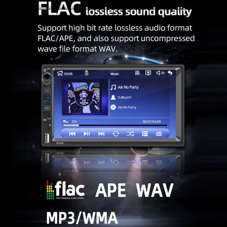 B700C HD 7 inch Universal Car MP5 Player with Wired Carplay, Support FM & Bluetooth & TF Card, B700C - HoMEdemic™ 