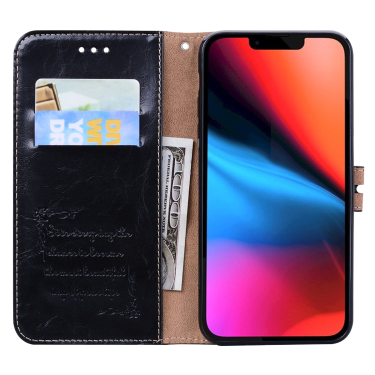 Business Style Oil Wax Texture Horizontal Flip Leather Case with Holder & Card Slots & Wallet, For iPhone 13, For iPhone 13 Pro, For iPhone 13 Pro Max, For Xiaomi Redmi 10