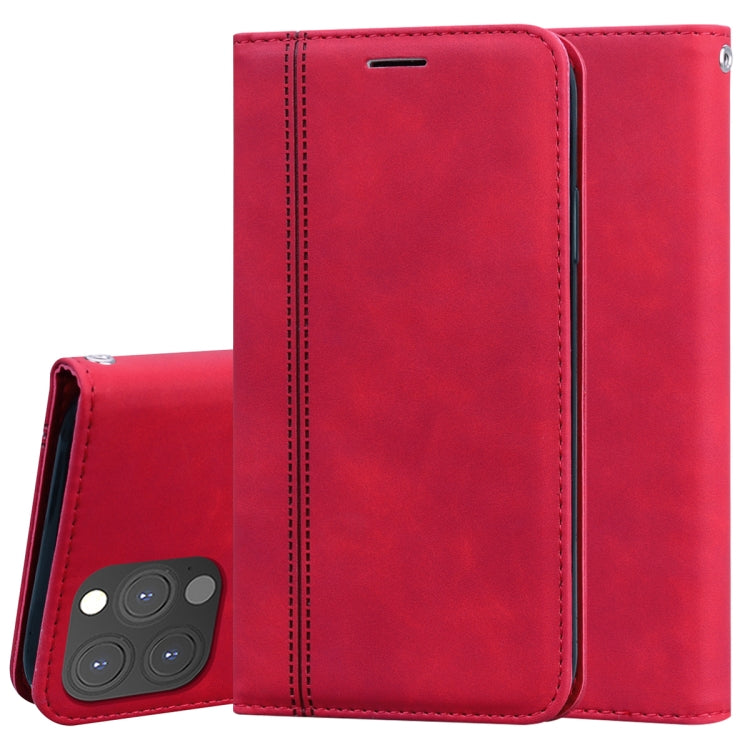 Frosted Business Magnetic Horizontal Flip PU Leather Case with Holder & Card Slot & Lanyard, For iPhone 13, For iPhone 13 Pro, For iPhone 13 Pro Max, For Xiaomi Redmi 10
