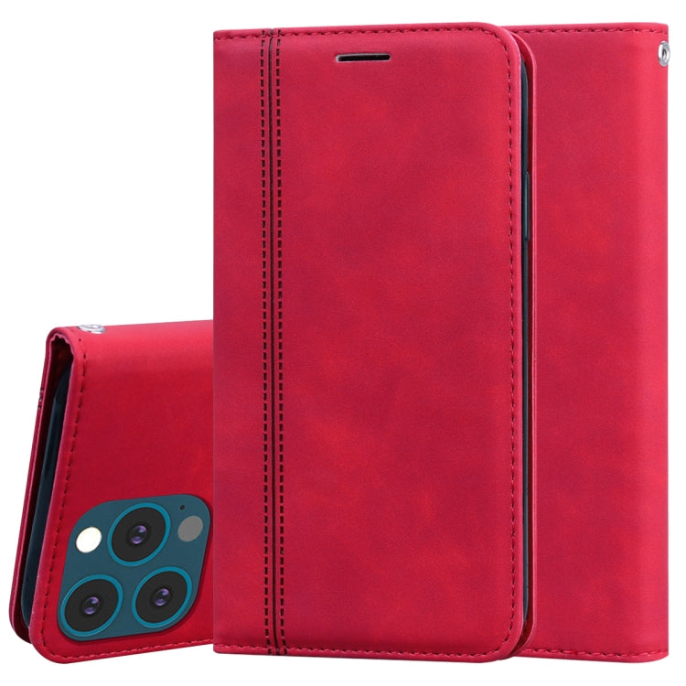 Frosted Business Magnetic Horizontal Flip PU Leather Case with Holder & Card Slot & Lanyard, For iPhone 13, For iPhone 13 Pro, For iPhone 13 Pro Max, For Xiaomi Redmi 10