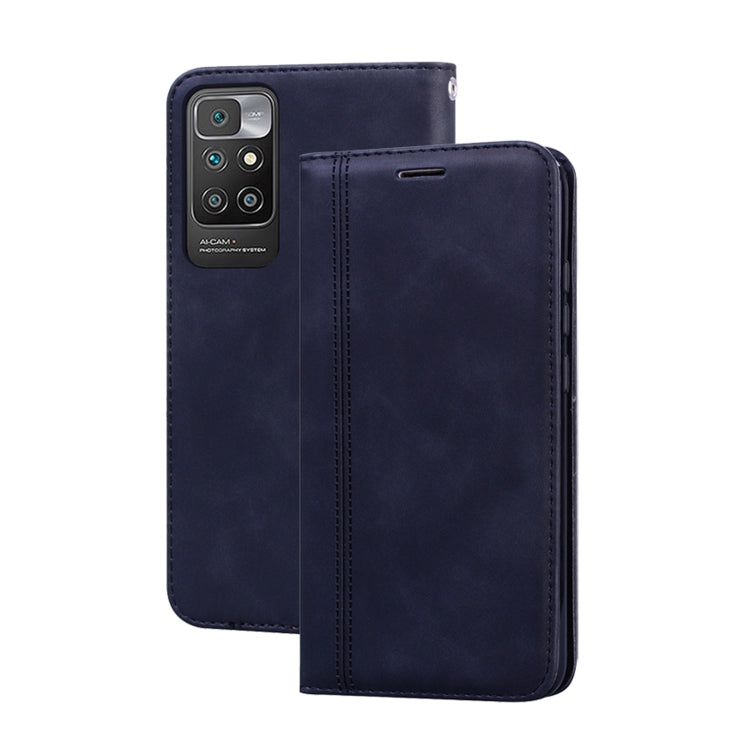 Frosted Business Magnetic Horizontal Flip PU Leather Case with Holder & Card Slot & Lanyard, For iPhone 13, For iPhone 13 Pro, For iPhone 13 Pro Max, For Xiaomi Redmi 10