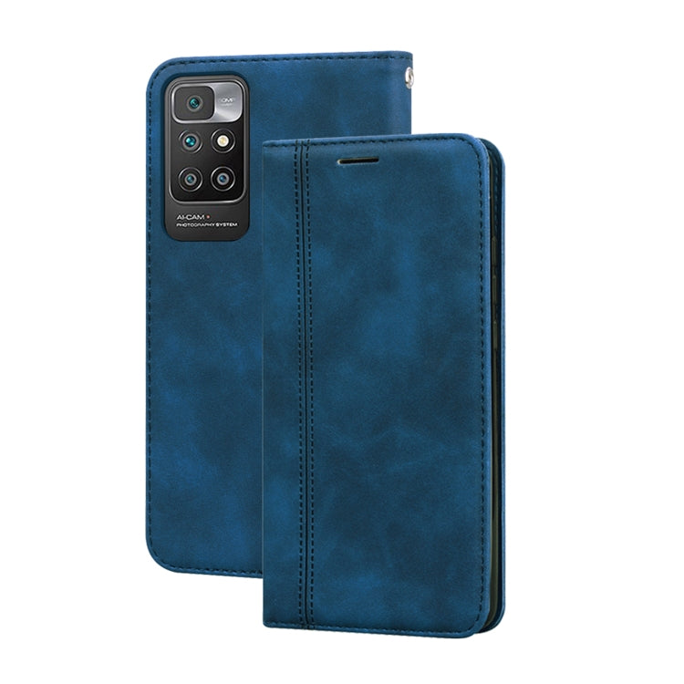Frosted Business Magnetic Horizontal Flip PU Leather Case with Holder & Card Slot & Lanyard, For iPhone 13, For iPhone 13 Pro, For iPhone 13 Pro Max, For Xiaomi Redmi 10