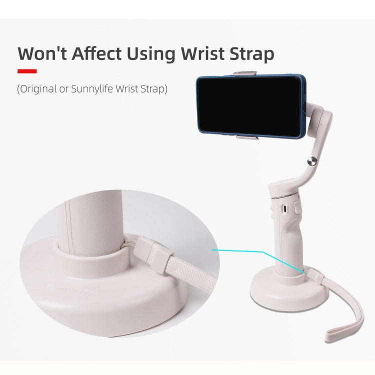 Sunnylife DZ75 Mobile Phone Gimbal Desktop Fixed Stand Base for DJI OM 5(White) - HoMEdemic™ 