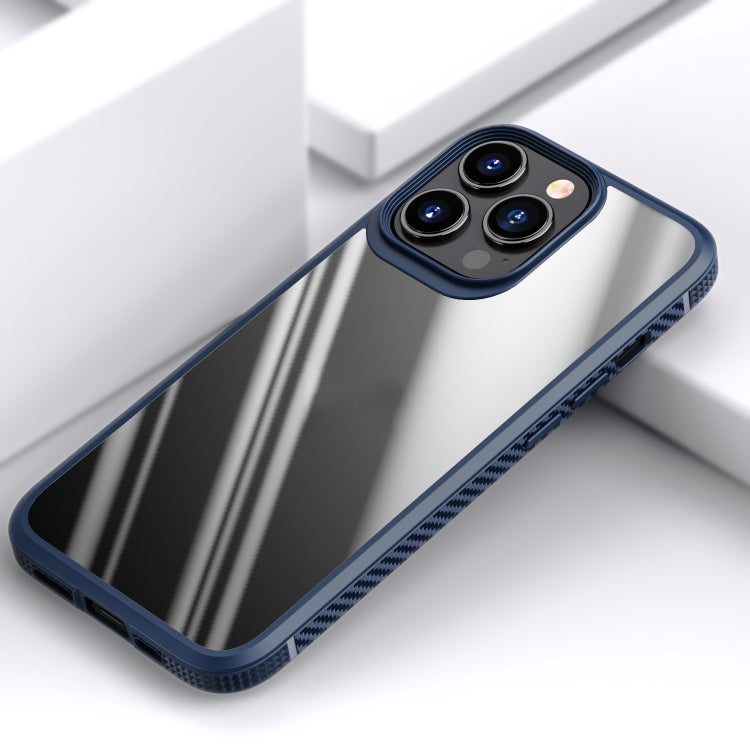 For iPhone 13 mini iPAKY MG Series Transparent TPU + PC Airbag Shockproof Case (Blue) - HoMEdemic™ 