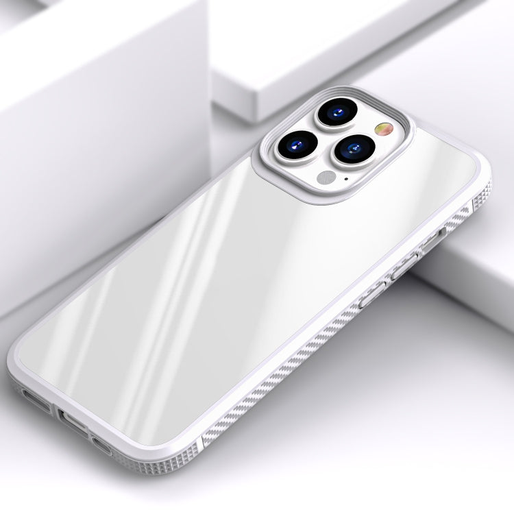 For iPhone 13 Pro iPAKY MG Series Transparent TPU + PC Airbag Shockproof Case (White) - HoMEdemic™ 