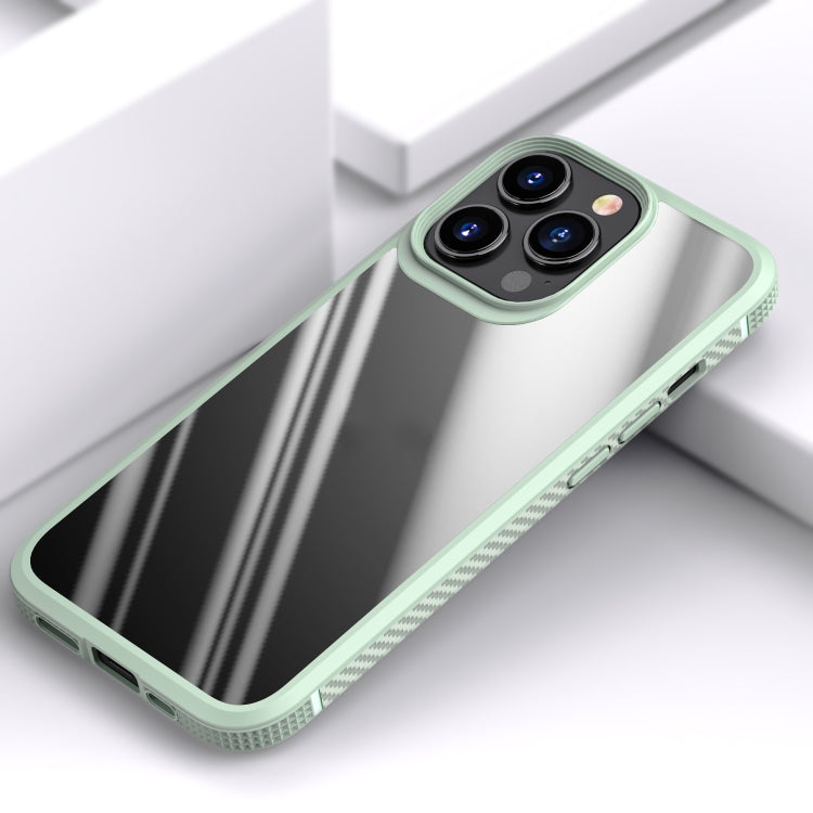 For iPhone 13 Pro iPAKY MG Series Transparent TPU + PC Airbag Shockproof Case (Green) - HoMEdemic™ 