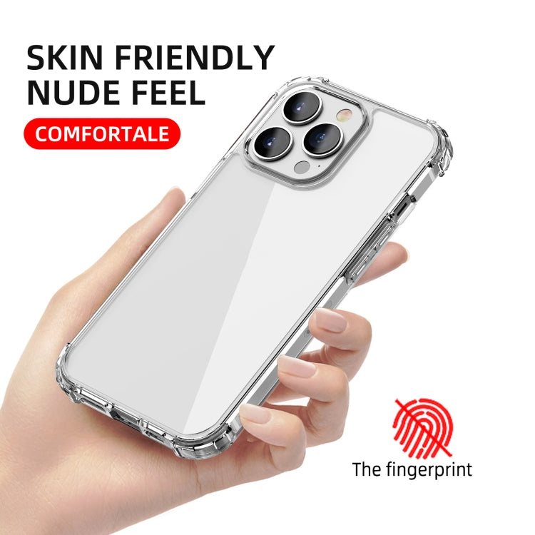 For iPhone 13 Pro iPAKY Crystal Clear Series Transparent Shockproof TPU + PC Protective Case - HoMEdemic™ 