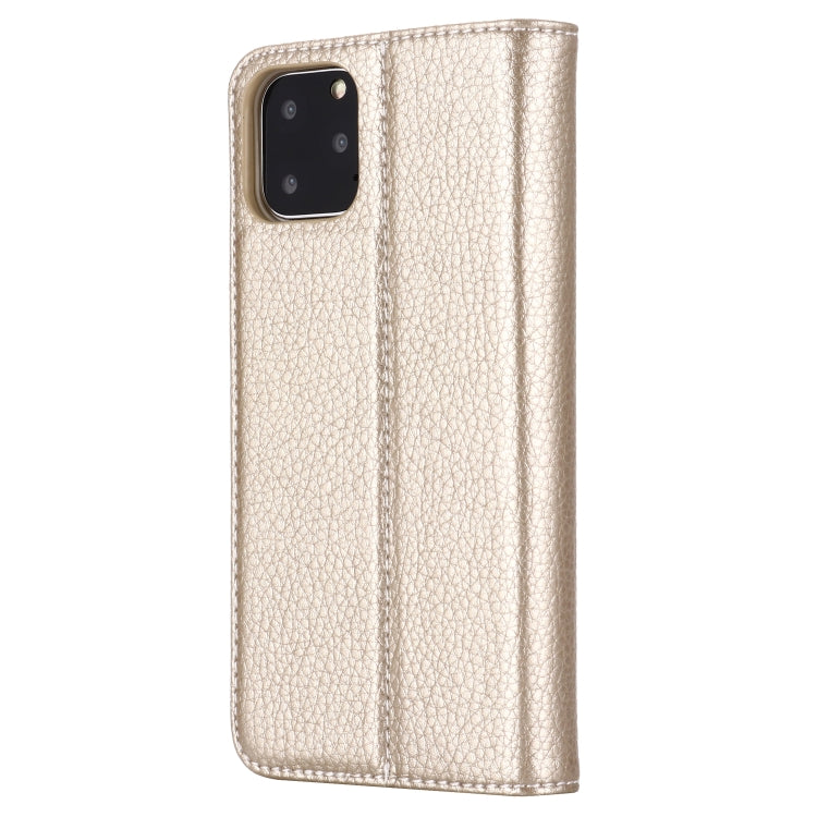 For iPhone 11 Pro GEBEI PU+TPU Horizontal Flip Protective Case with Holder & Card Slots(Gold) - HoMEdemic™ 