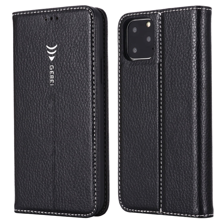 For iPhone 11 GEBEI PU+TPU Horizontal Flip Protective Case with Holder & Card Slots(Black) - HoMEdemic™ 