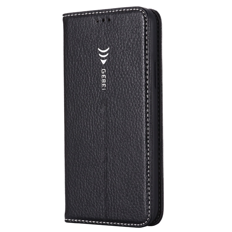 For iPhone 11 GEBEI PU+TPU Horizontal Flip Protective Case with Holder & Card Slots(Black) - HoMEdemic™ 