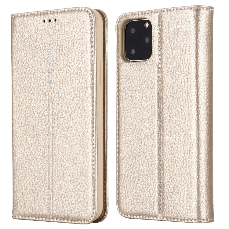 For iPhone 11 GEBEI PU+TPU Horizontal Flip Protective Case with Holder & Card Slots(Gold) - HoMEdemic™ 