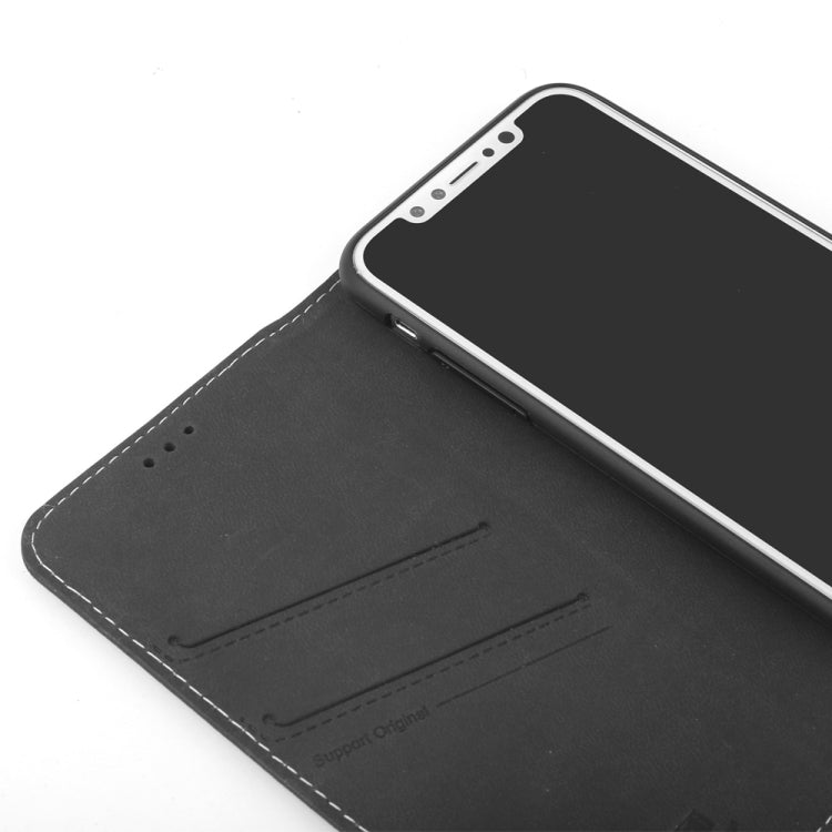 For iPhone XS / X GEBEI PU+TPU Horizontal Flip Protective Case with Holder & Card Slots(Brown) - HoMEdemic™ 