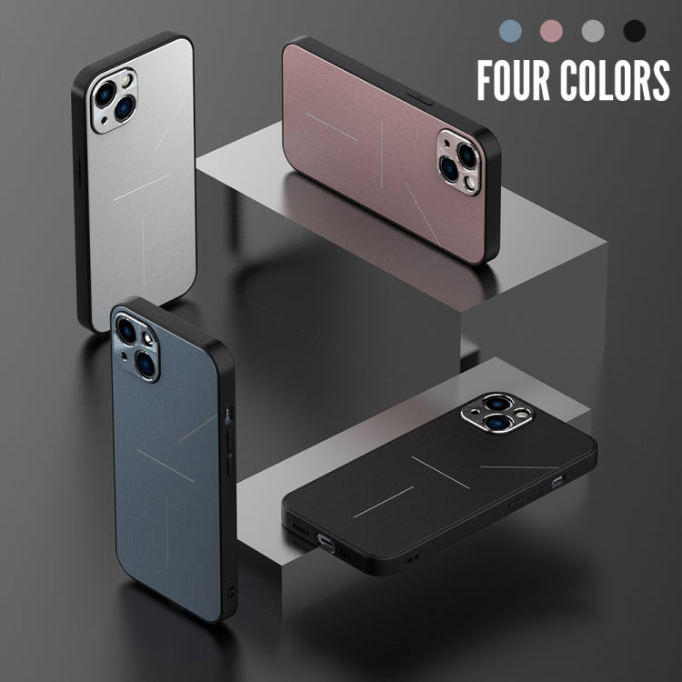 For iPhone 12 R-JUST RJ-52 3-Line Style Metal TPU Shockproof Protective Case(Black) - HoMEdemic™ 