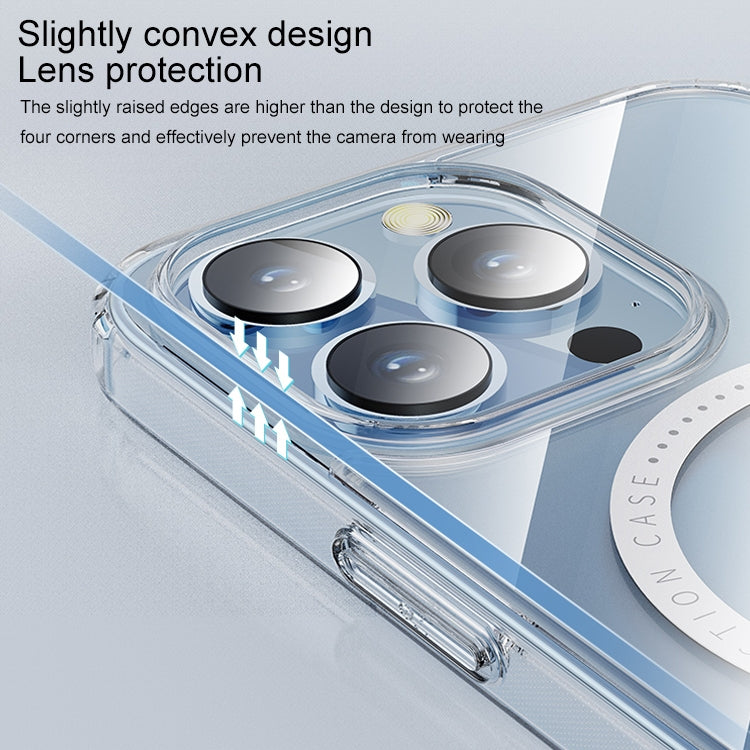 For iPhone 13 ROCK Transparent Magnetic Shockproof Protective Case - HoMEdemic™ 