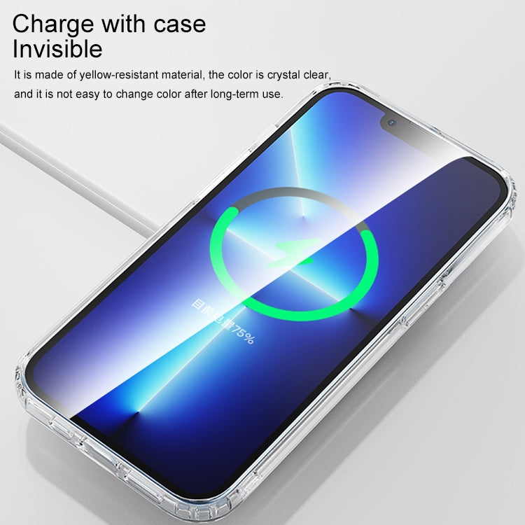 For iPhone 13 ROCK Transparent Magnetic Shockproof Protective Case - HoMEdemic™ 