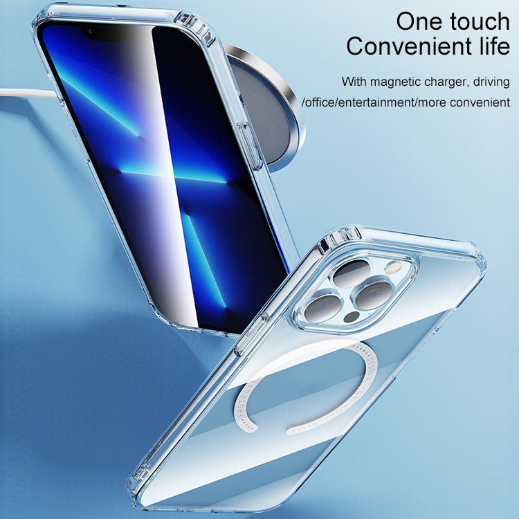 For iPhone 13 ROCK Transparent Magnetic Shockproof Protective Case - HoMEdemic™ 