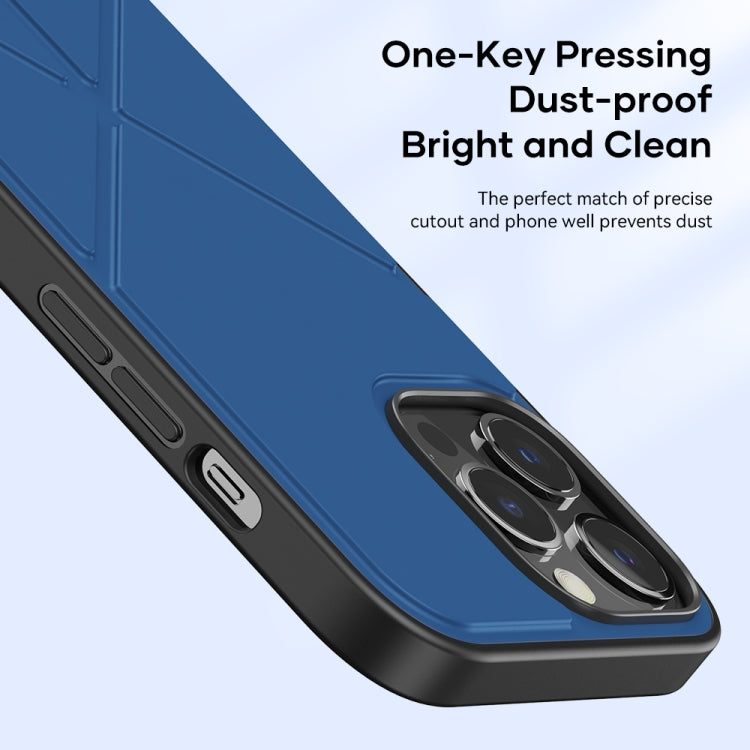 For iPhone 13 Pro Max ROCK Element Plus TPU + PC Shockproof Protective Case with Folding Holder (Black) - HoMEdemic™ 