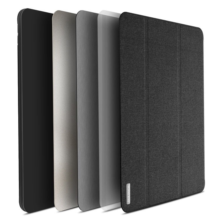 DUX DUCIS Domo Series Horizontal Flip Magnetic TPU + PU Leather Tablet Case with Three-folding Holder & Pen Slot For iPad Pro 12.9 inch 2017(Black) - HoMEdemic™ 