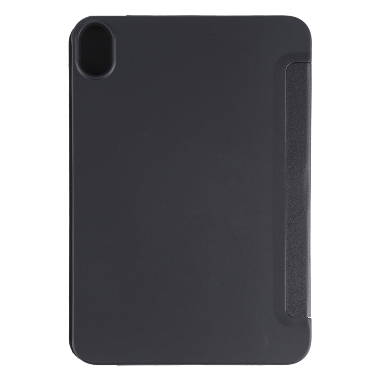 For iPad mini 2024 / mini 6 GEBEI Shockproof Horizontal Flip Tablet Case with Three-folding Holder(Black) - HoMEdemic™ 