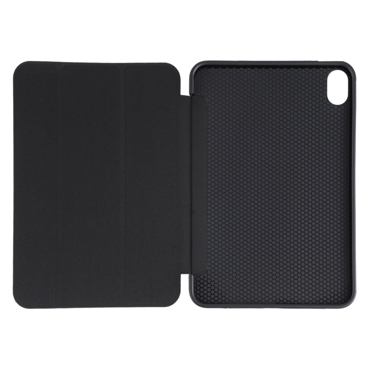 For iPad mini 2024 / mini 6 GEBEI Shockproof Horizontal Flip Tablet Case with Three-folding Holder(Black) - HoMEdemic™ 