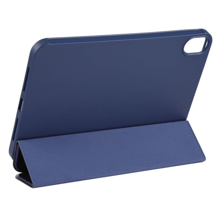 For iPad mini 2024 / mini 6 GEBEI Shockproof Horizontal Flip Tablet Case with Three-folding Holder(Royal Blue) - HoMEdemic™ 