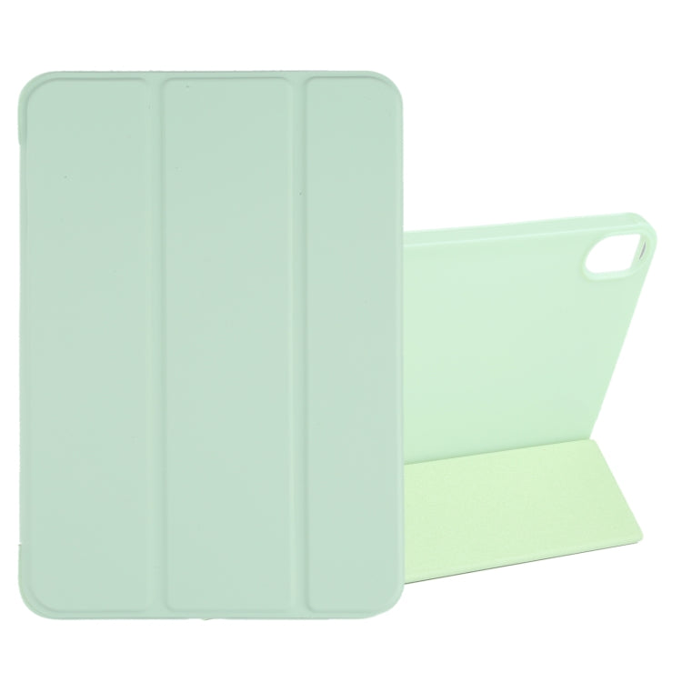 For iPad mini 2024 / mini 6 GEBEI Shockproof Horizontal Flip Tablet Case with Three-folding Holder(Mint Green) - HoMEdemic™ 