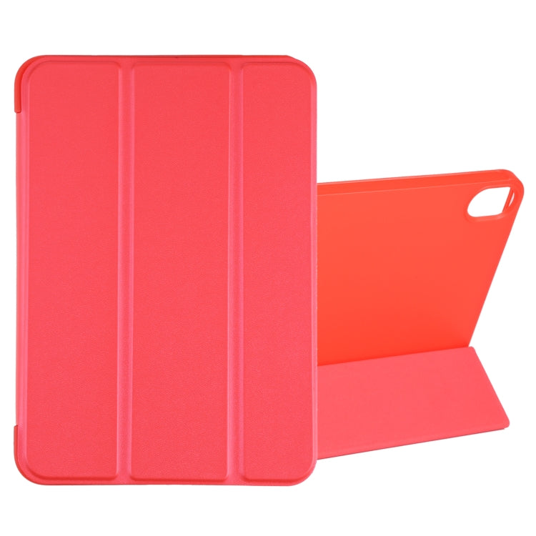 For iPad mini 2024 / mini 6 GEBEI Shockproof Horizontal Flip Tablet Case with Three-folding Holder(Red) - HoMEdemic™ 