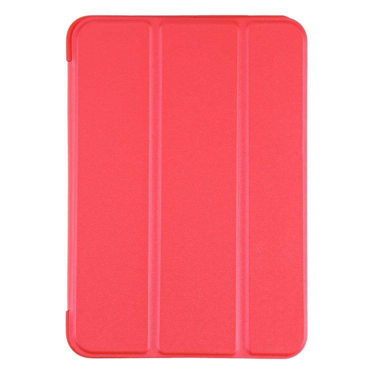 For iPad mini 2024 / mini 6 GEBEI Shockproof Horizontal Flip Tablet Case with Three-folding Holder(Red) - HoMEdemic™ 