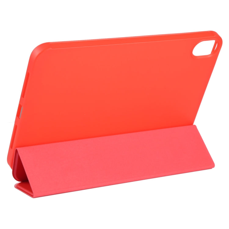 For iPad mini 2024 / mini 6 GEBEI Shockproof Horizontal Flip Tablet Case with Three-folding Holder(Red) - HoMEdemic™ 