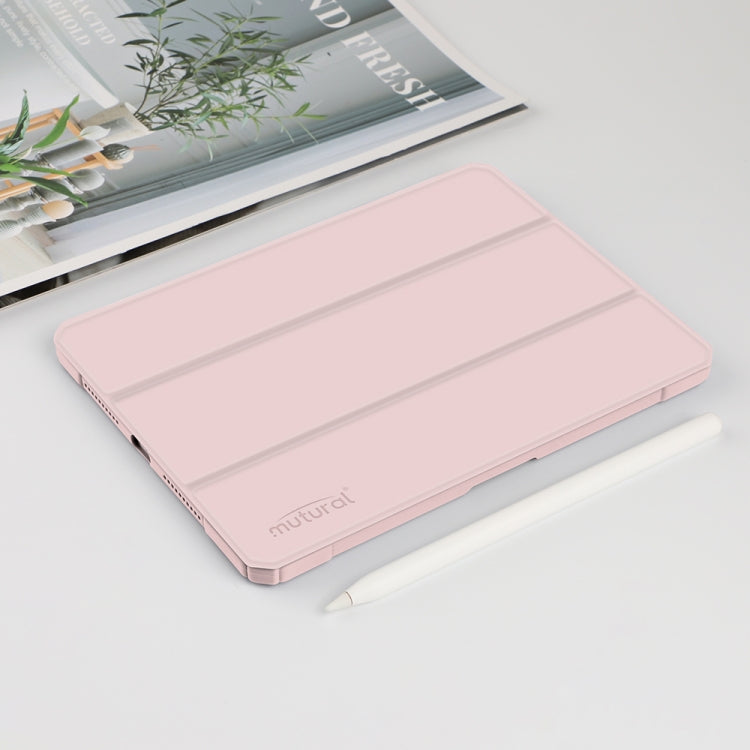 For iPad mini 6 / mini 2024 Mutural Pinyue Series Horizontal Flip Tablet Case with Holder & Pen Slot & Sleep / Wake-up Function(Pink) - HoMEdemic™ 