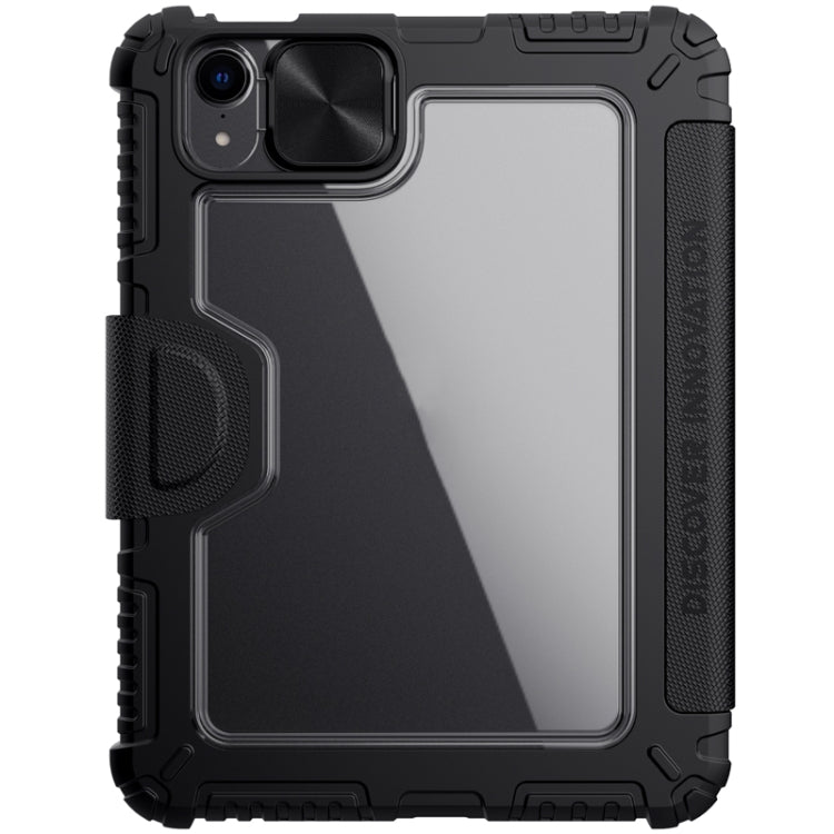 For iPad mini 6 / mini 2024 NILLKIN Bumper Pro Horizontal Flip Tablet Case with Pen Slot & Holder & Sleep / Wake-up Function(Black) - HoMEdemic™ 