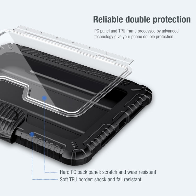 For iPad mini 6 / mini 2024 NILLKIN Bumper Pro Horizontal Flip Tablet Case with Pen Slot & Holder & Sleep / Wake-up Function(Black) - HoMEdemic™ 