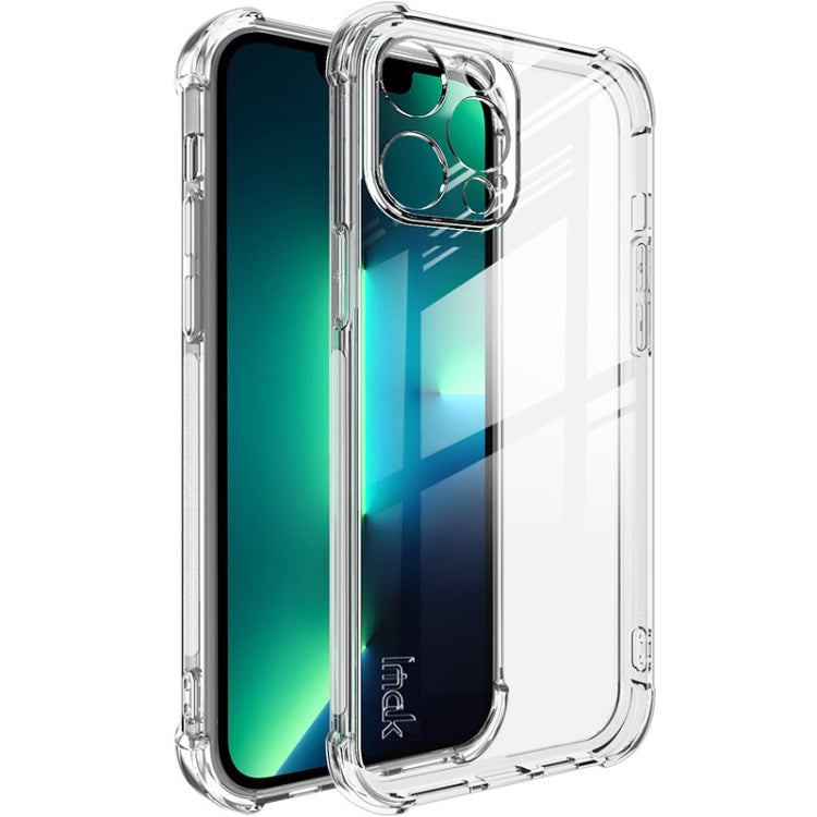 For iPhone 13 Pro IMAK All-inclusive Shockproof Airbag TPU Phone Case with Screen Protector (Transparent) - HoMEdemic™ 