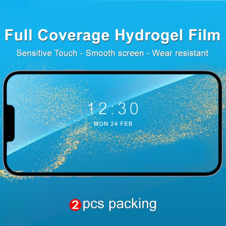 For iPhone 13 mini 2pcs IMAK Curved Full Screen Hydrogel Film Front Protector - HoMEdemic™ 