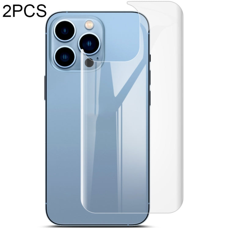 For iPhone 13 Pro Max 2pcs IMAK Curved Full Screen Hydrogel Film Back Protector - HoMEdemic™ 