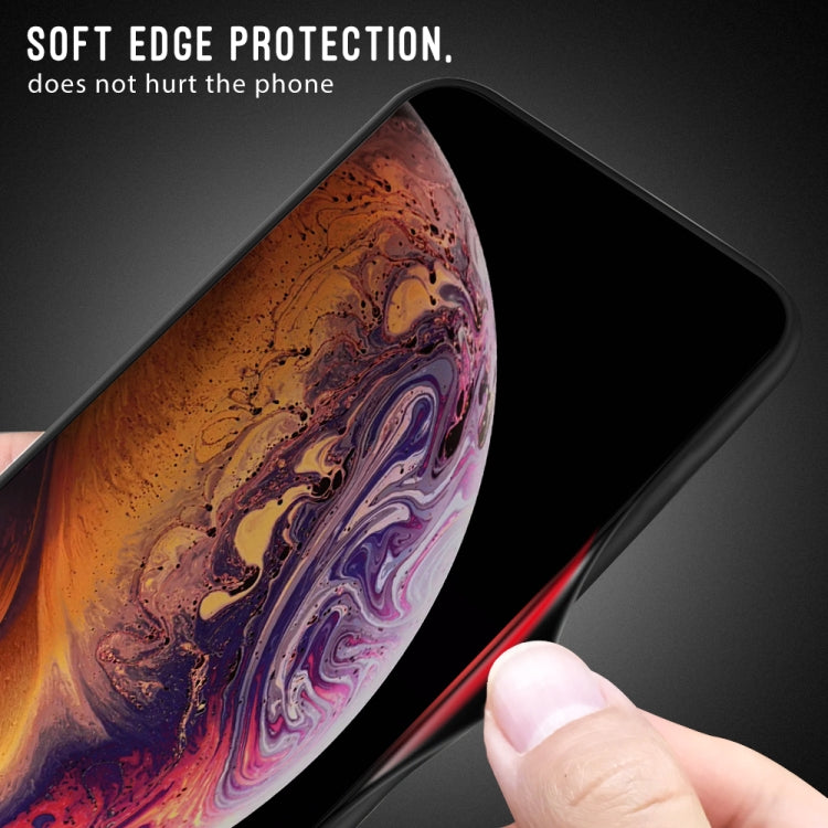 For iPhone SE 2022 / SE 2020 / 8 / 7 Texture Gradient Glass Protective Case(Rose Red) - HoMEdemic™ 