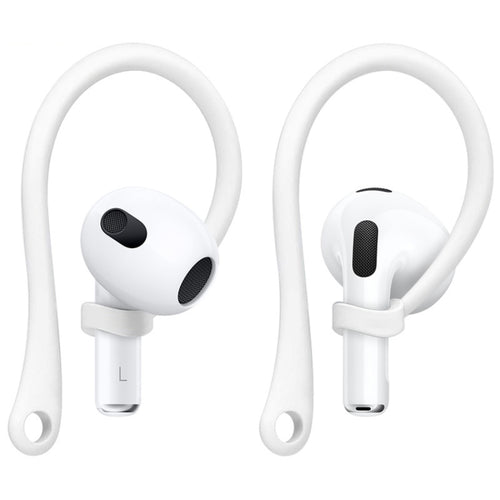 1 Pair imak Wireless Earphones Silicone Anti-lost Lanyard Ear Hook For AirPods 3(White) - HoMEdemic™ 