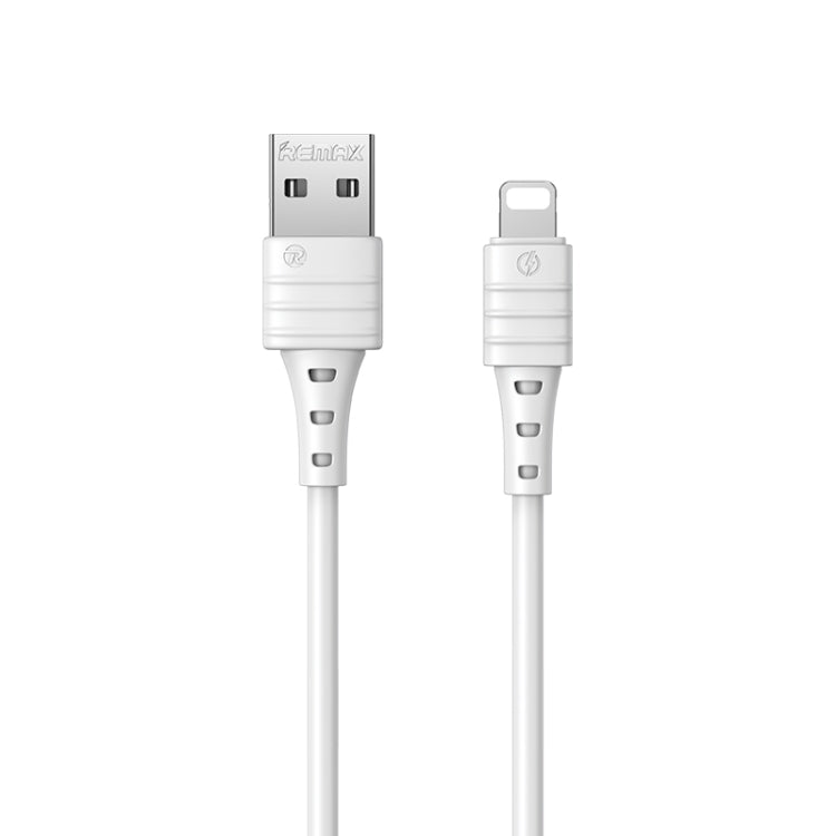 REMAX RC-179i 2.4A 8 Pin High Elastic TPE Fast Charging Data Cable, Length: 1m(White) - HoMEdemic™ 