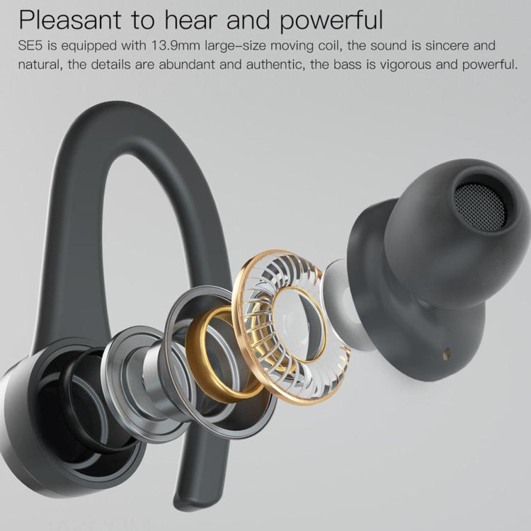 JAKCOM SE5 True Wireless Sport Bluetooth Earphone(Black) - HoMEdemic™ 