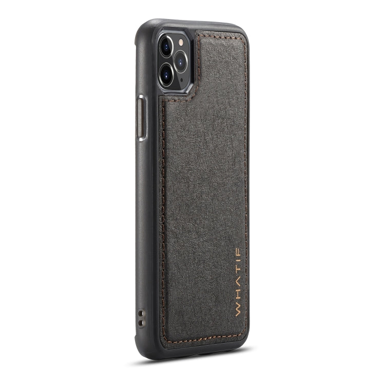 For iPhone 11 Pro WHATIF Kraft Paper TPU + PC Full Coverage Protective Case(Black) - HoMEdemic™ 