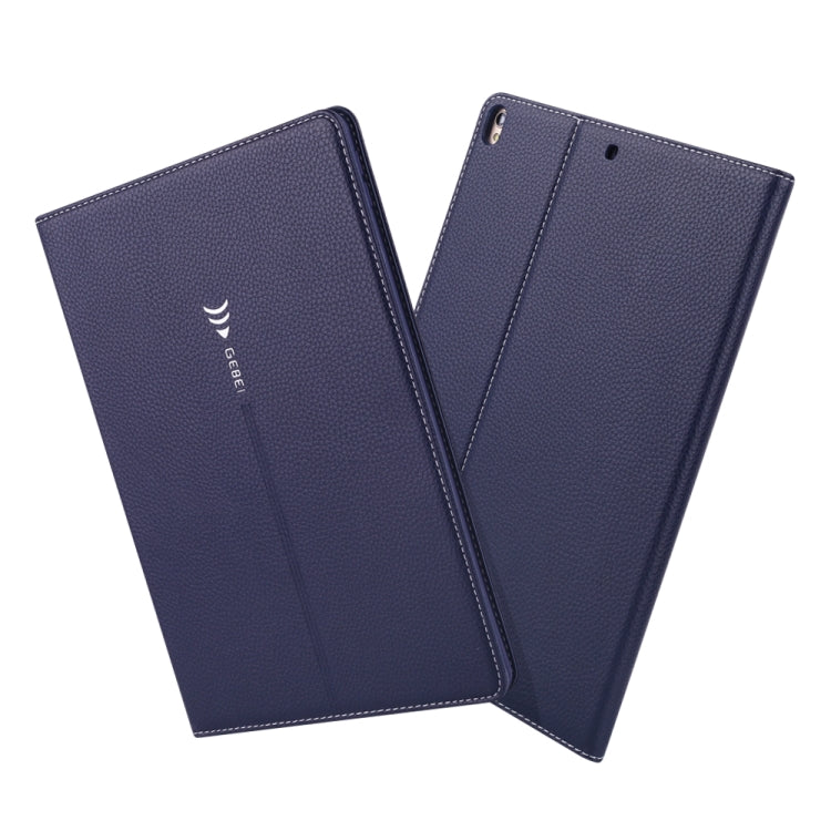 For iPad 10.2 2021 / 2020 / 2019 GEBEI PU+TPU Horizontal Flip Protective Case with Holder & Card Slots(Blue) - HoMEdemic™ 