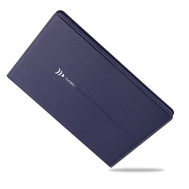 For iPad 10.2 2021 / 2020 / 2019 GEBEI PU+TPU Horizontal Flip Protective Case with Holder & Card Slots(Blue) - HoMEdemic™ 