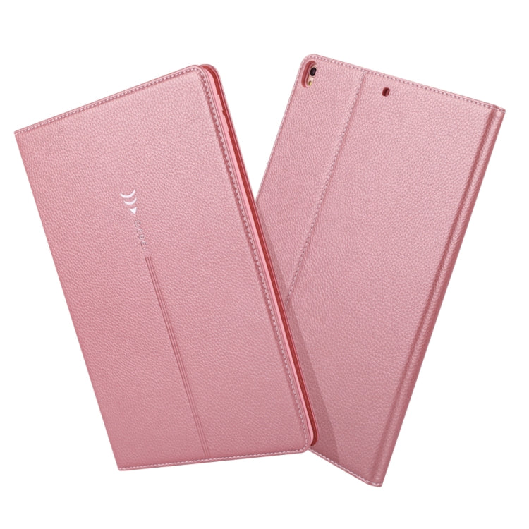 For iPad 10.2 2021 / 2020 / 2019 GEBEI PU+TPU Horizontal Flip Protective Case with Holder & Card Slots(Rose Gold) - HoMEdemic™ 