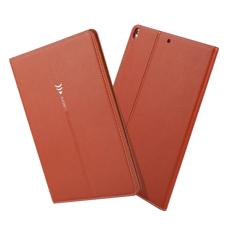 For iPad 10.2 2021 / 2020 / 2019 GEBEI PU+TPU Horizontal Flip Protective Case with Holder & Card Slots(Brown) - HoMEdemic™ 
