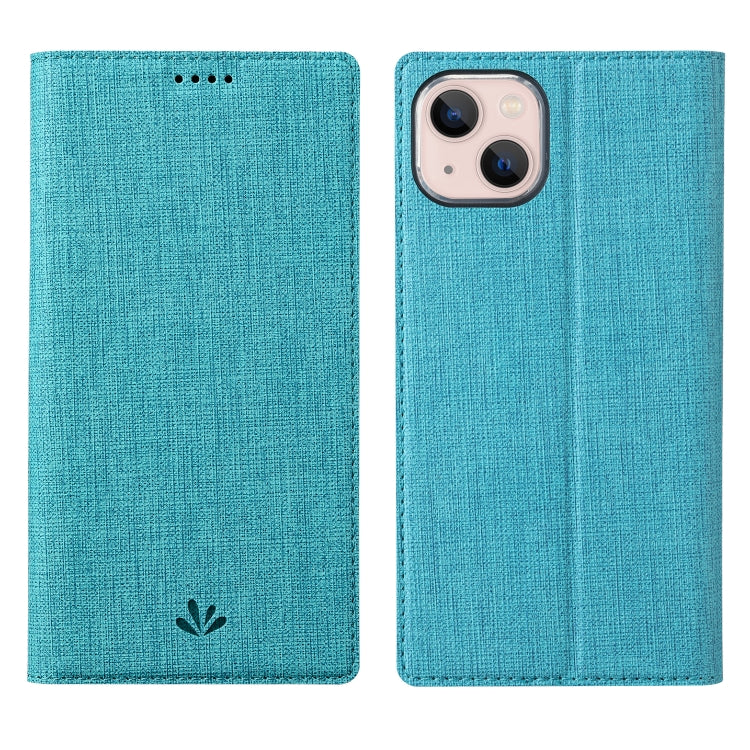 For iPhone 13 ViLi DMX Series Shockproof Magsafe Magnetic Horizontal Flip Leather Phone Case(Blue) - HoMEdemic™ 
