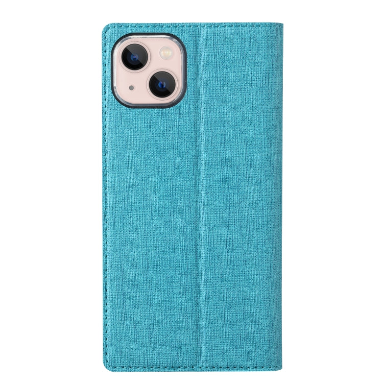 For iPhone 13 ViLi DMX Series Shockproof Magsafe Magnetic Horizontal Flip Leather Phone Case(Blue) - HoMEdemic™ 