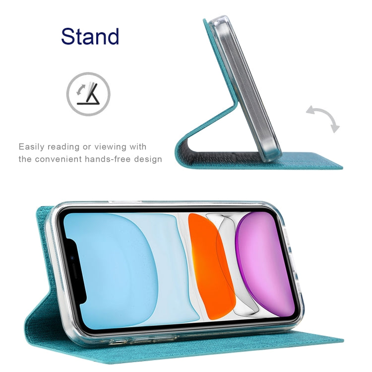 For iPhone 13 ViLi DMX Series Shockproof Magsafe Magnetic Horizontal Flip Leather Phone Case(Blue) - HoMEdemic™ 