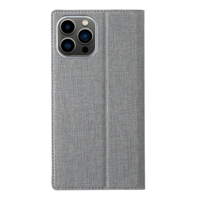 For iPhone 13 Pro ViLi DMX Series Shockproof Magsafe Magnetic Horizontal Flip Leather Phone Case (Grey) - HoMEdemic™ 