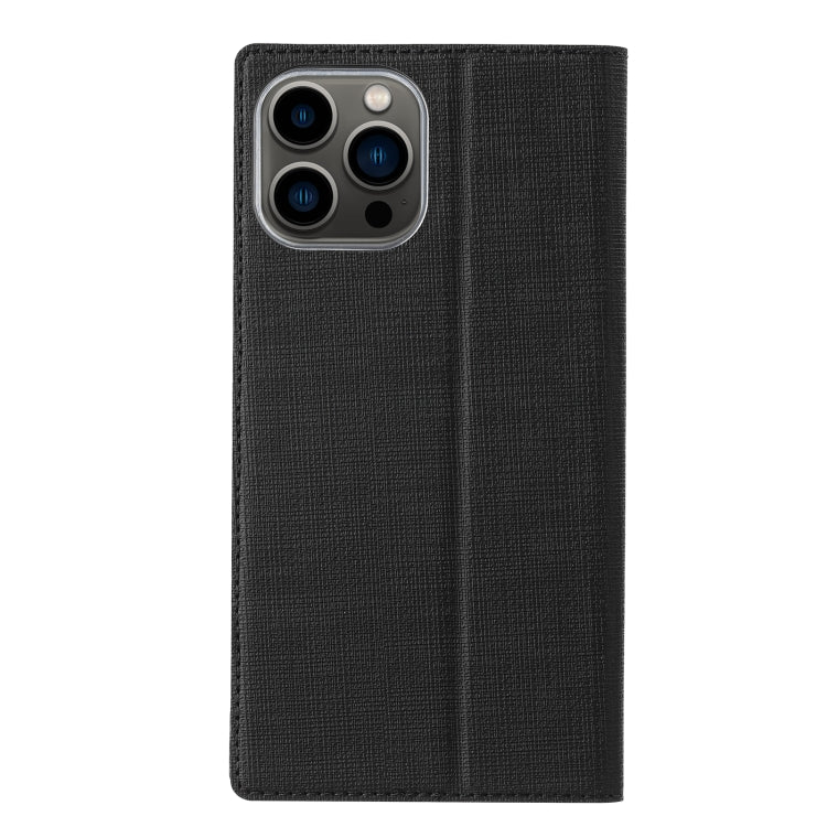 For iPhone 13 Pro Max ViLi DMX Series Shockproof Magsafe Magnetic Horizontal Flip Leather Phone Case (Black) - HoMEdemic™ 