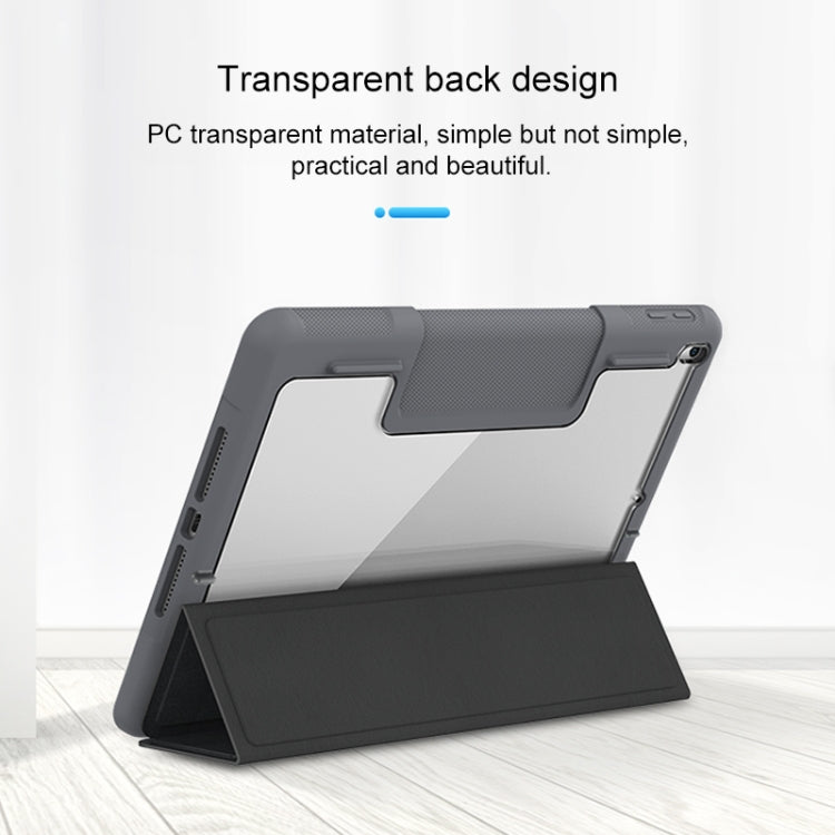 For iPad 10.2 Mutural Horizontal Flip PC + TPU + PU Leather Case with Holder & Pen Slot(Rose Gold) - HoMEdemic™ 